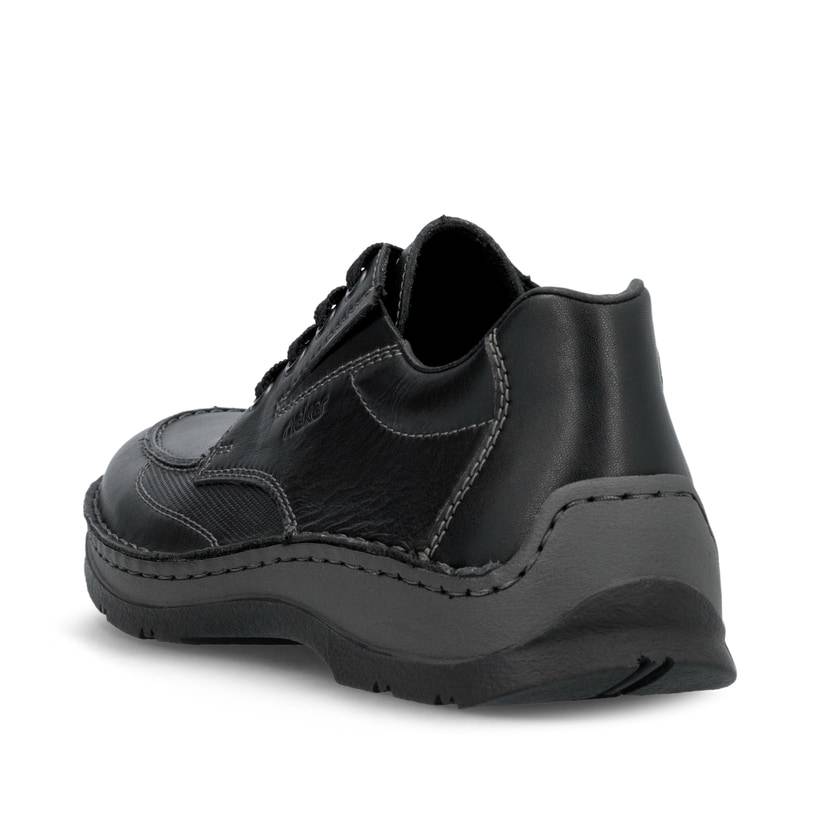 Rieker Artikelnummer 05315-00 Rieker Herren Schnürschuhe nachtschwarz Auslauf