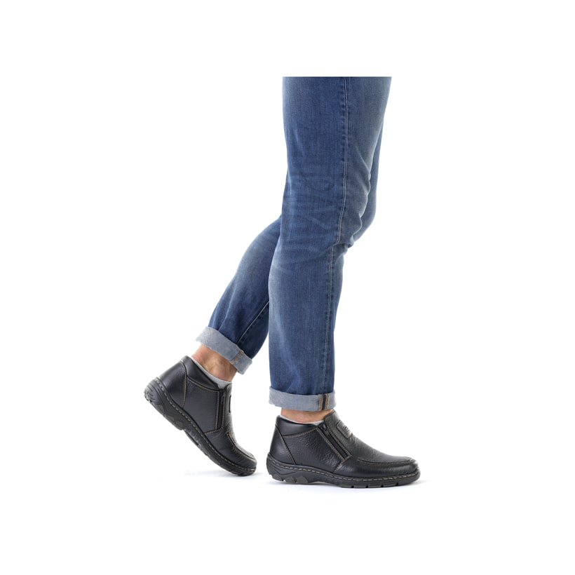 Rieker Artikelnummer 19961-03 Rieker Herren Slipper glanzschwarz Angebote