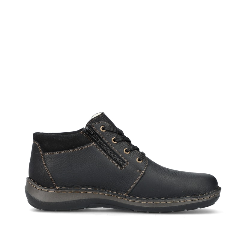 Rieker Artikelnummer 03043-00 Rieker Herren Schnürschuhe asphaltschwarz Schlussverkauf