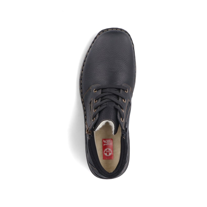 Rieker Artikelnummer 03043-00 Rieker Herren Schnürschuhe asphaltschwarz Schlussverkauf