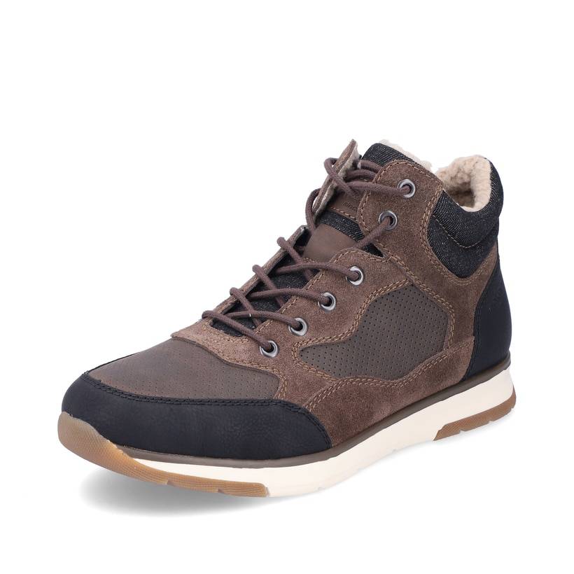 Rieker Artikelnummer B2044-25 Rieker Herren Schnürstiefel nussbraun Günstiger Verkauf