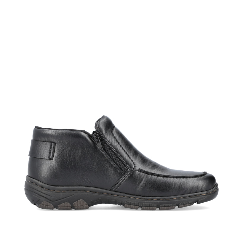Rieker Artikelnummer 19972-00 Rieker Herren Slipper glanzschwarz Fabrikverkauf