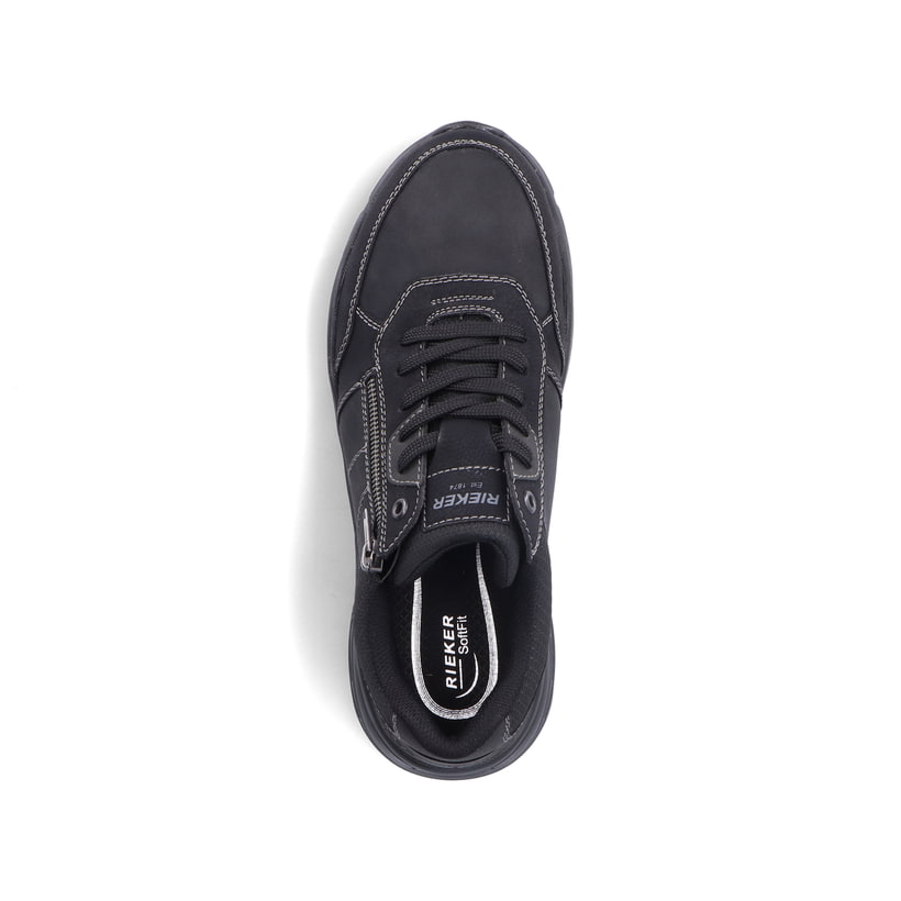 Rieker Artikelnummer B5003-00 Rieker Herren Schnürschuhe asphaltschwarz Fabrik Onlineshop