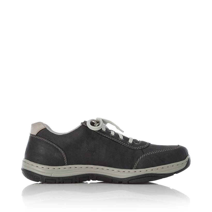 Rieker Artikelnummer 16300-46 Rieker Herren Schnürschuhe stahlgrau-weiß Fabrikpreis