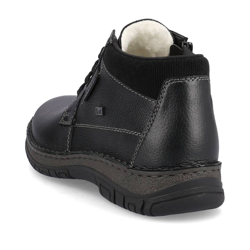 Rieker Artikelnummer 05102-00 Rieker Herren Schnürschuhe graphitschwarz Sonderangebot