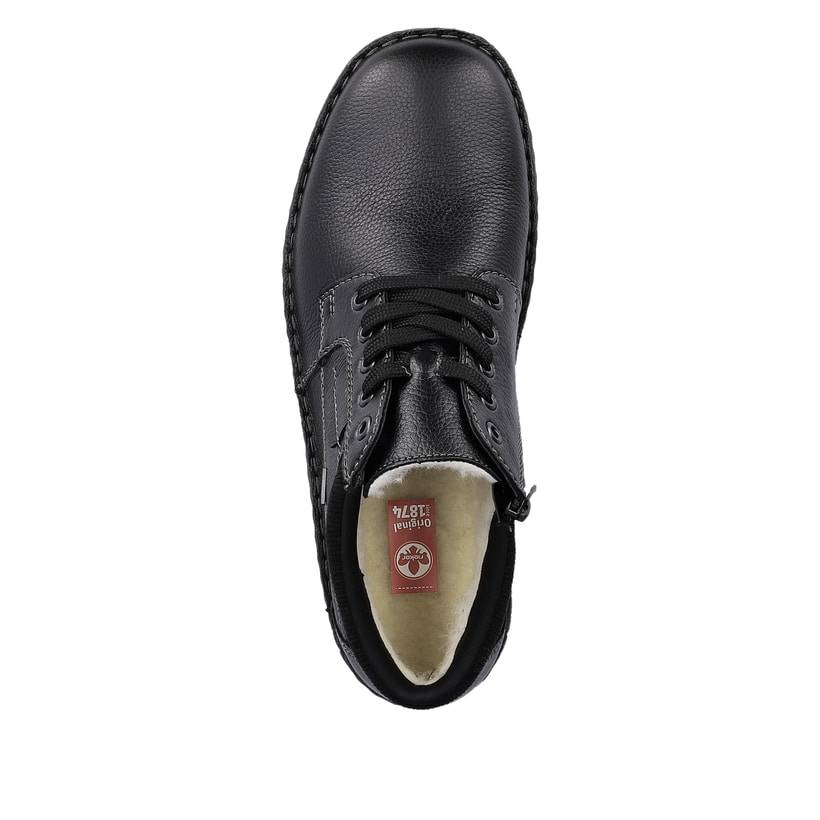 Rieker Artikelnummer 05102-00 Rieker Herren Schnürschuhe graphitschwarz Sonderangebot