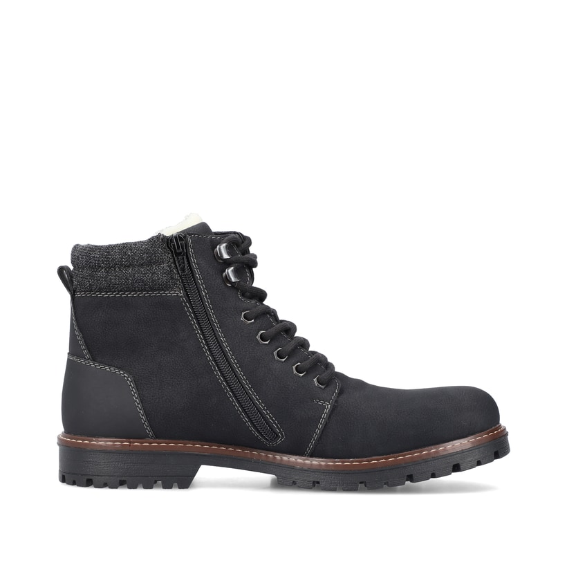 Rieker Artikelnummer F3642-00 Rieker Herren Schnürstiefel asphaltschwarz Rabatt