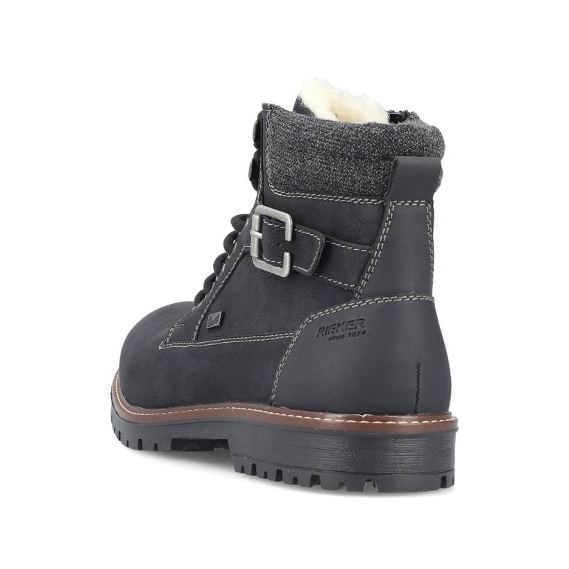 Rieker Artikelnummer F3642-00 Rieker Herren Schnürstiefel asphaltschwarz Rabatt