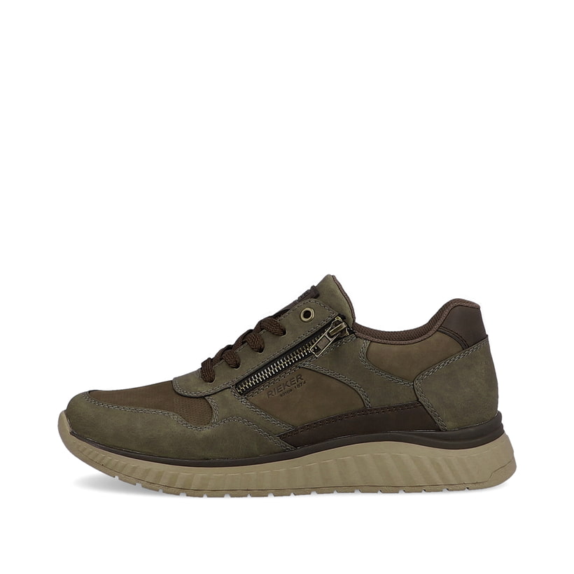 Rieker Artikelnummer B0601-25 Rieker Herren Sneaker Low armeegrün-olivbraun