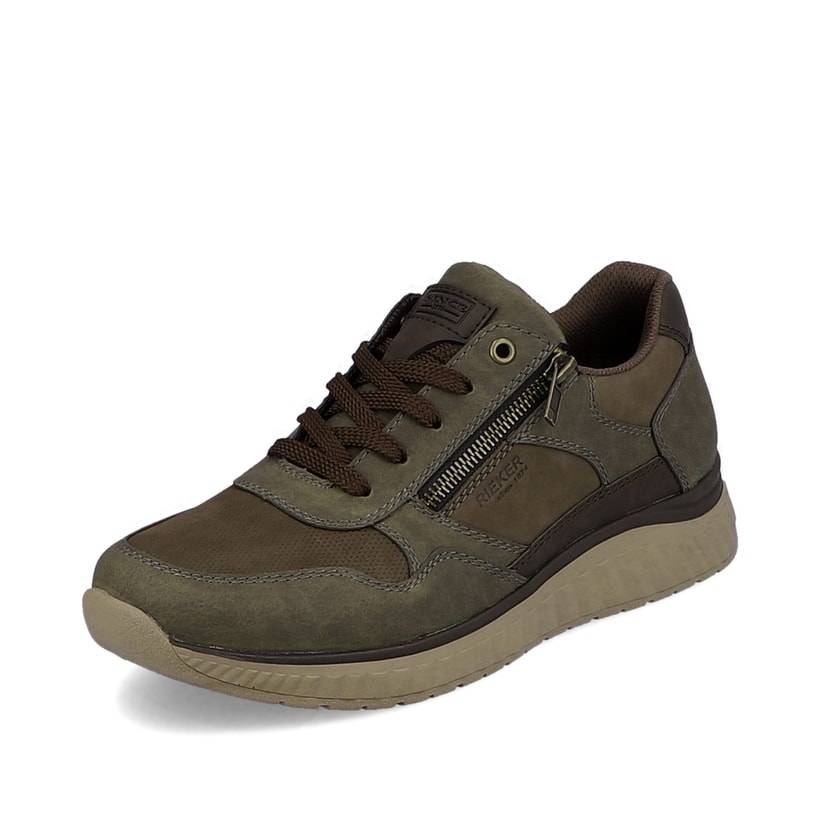 Rieker Artikelnummer B0601-25 Rieker Herren Sneaker Low armeegrün-olivbraun Versandkostenfrei