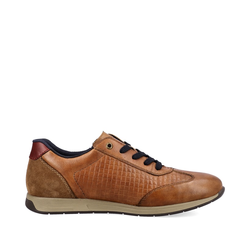 Rieker Artikelnummer 11901-24 Rieker Herren Schnürschuhe fuchsbraun-schwarz Großer Ausverkauf