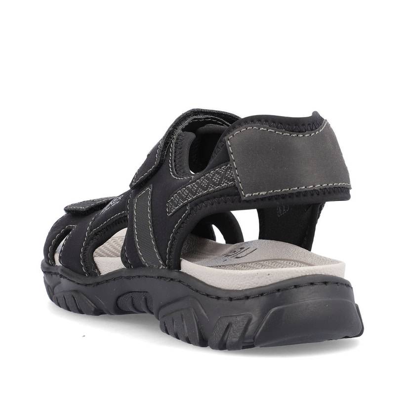 Rieker Artikelnummer 22750-00 Rieker Herren Trekkingsandalen tiefschwarz Begrenztes Angebot