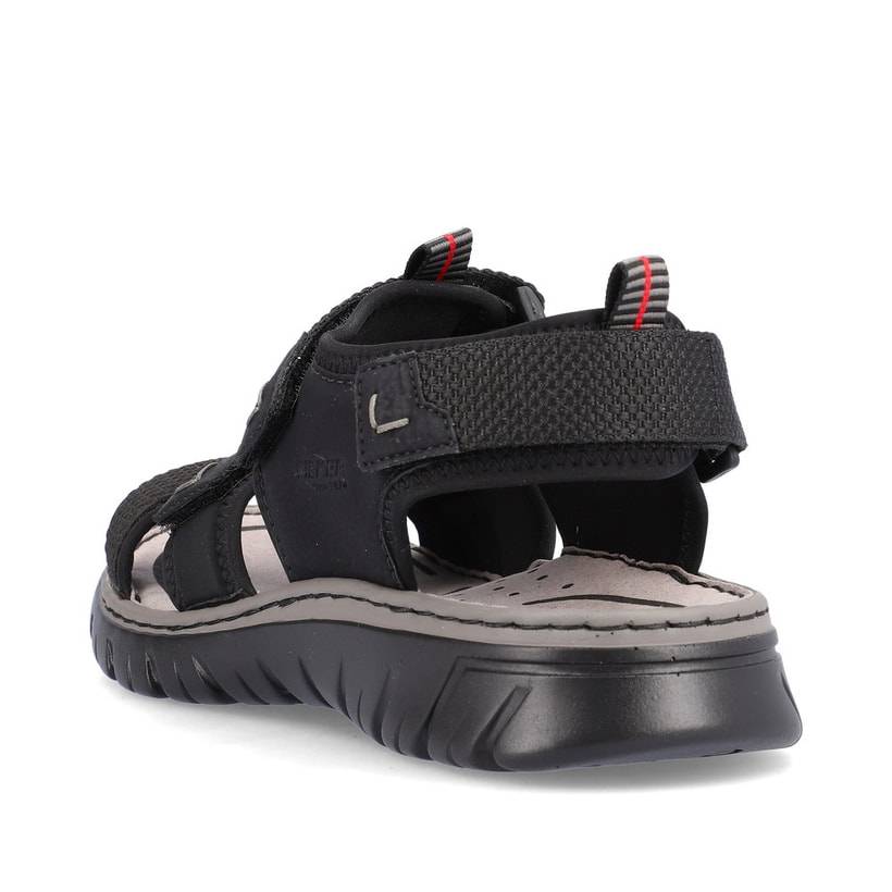 Rieker Artikelnummer 26750-00 Rieker Herren Trekkingsandalen tiefschwarz Online Shopping
