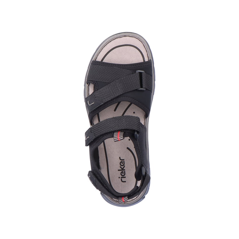 Rieker Artikelnummer 26750-00 Rieker Herren Trekkingsandalen tiefschwarz Online Shopping
