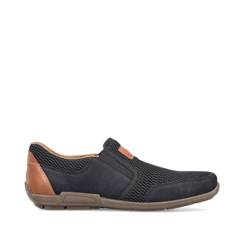 Rieker Artikelnummer 09069-00 Rieker Herren Slipper asphaltschwarz Saisonschlussverkauf