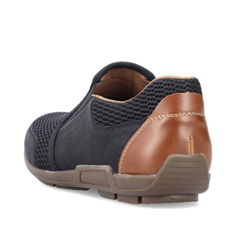 Rieker Artikelnummer 09069-00 Rieker Herren Slipper asphaltschwarz Saisonschlussverkauf