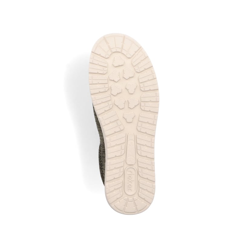 Rieker Artikelnummer 08651-54 Rieker Herren Slipper grüngrau Black Friday