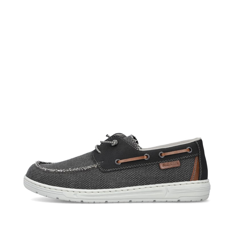 Rieker Artikelnummer 08650-00 Rieker Herren Slipper asphaltschwarz