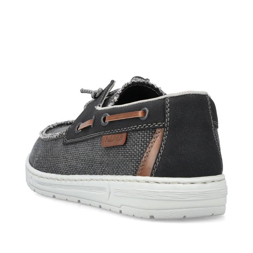 Rieker Artikelnummer 08650-00 Rieker Herren Slipper asphaltschwarz Cyber Monday