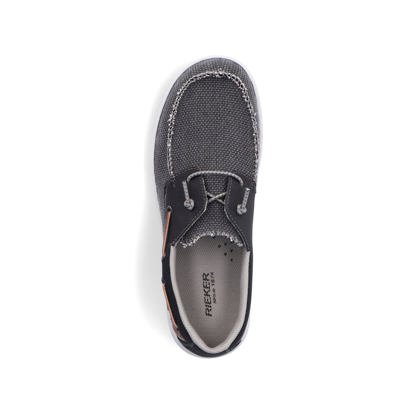 Rieker Artikelnummer 08650-00 Rieker Herren Slipper asphaltschwarz Cyber Monday