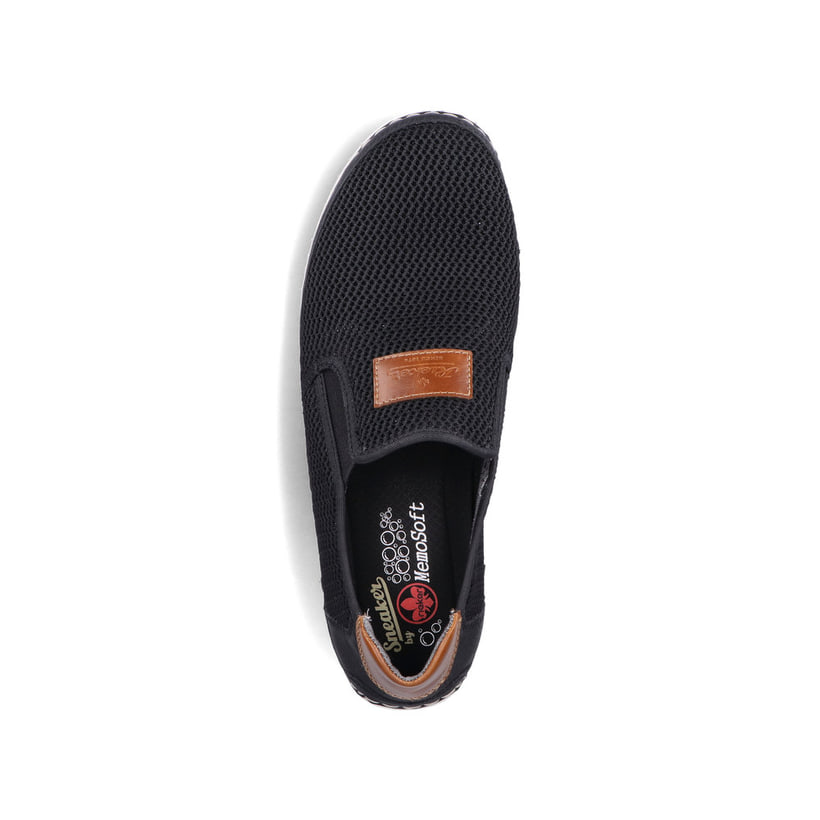 Rieker Artikelnummer 07556-00 Rieker Herren Slipper tiefschwarz Weihnachtsangebot