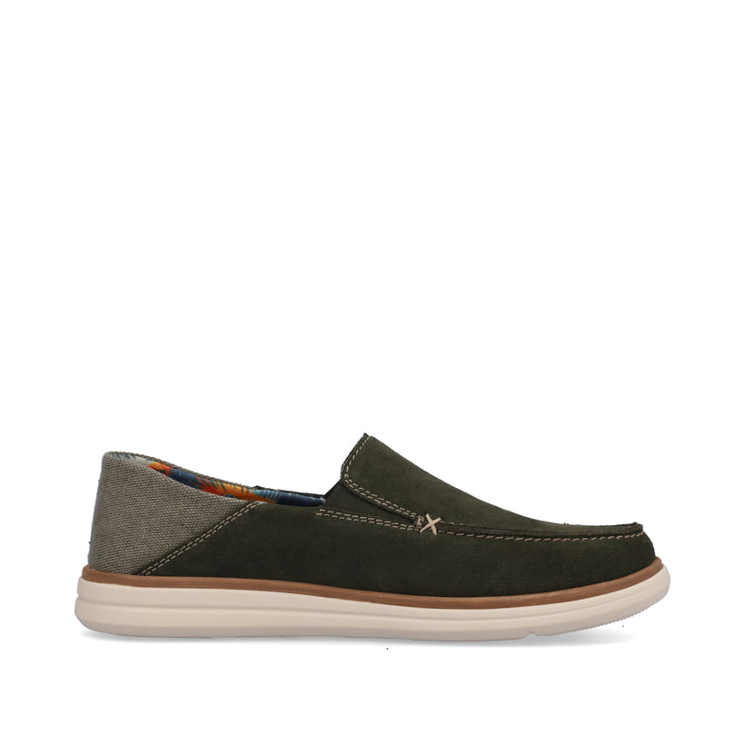 Rieker Artikelnummer U0600-54 Rieker Herren Slipper forest green Osterangebot
