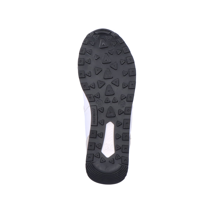 Rieker Artikelnummer U0303-80 Rieker Herren Sneaker Low brilliant-white graphite-grey Neueste Mode