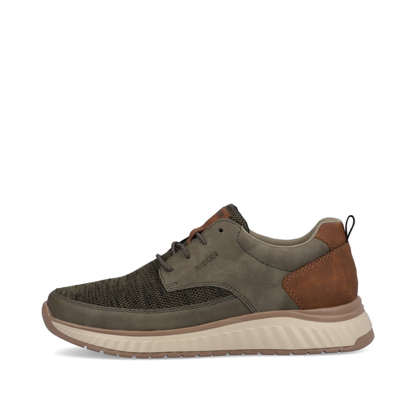 Rieker Artikelnummer B0602-54 Rieker Herren Slipper olivgrün Online Outlet