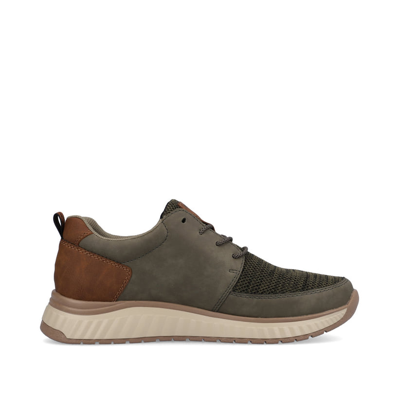 Rieker Artikelnummer B0602-54 Rieker Herren Slipper olivgrün Online Outlet