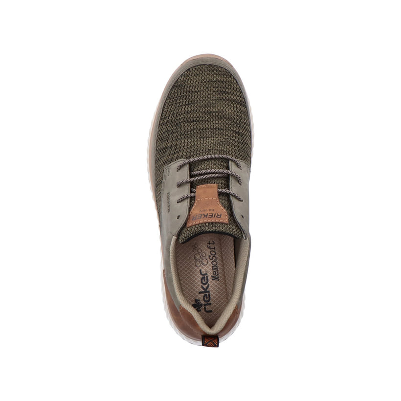 Rieker Artikelnummer B0602-54 Rieker Herren Slipper olivgrün Online Outlet