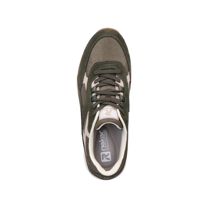 Rieker Artikelnummer 07000-54 Rieker Herren Sneaker Low army green Exklusive Angebote