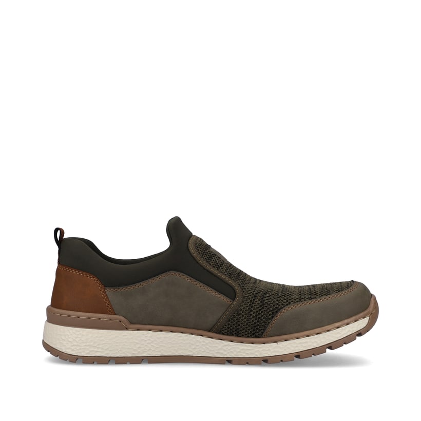 Rieker Artikelnummer B9051-54 Rieker Herren Slipper grüngrau Bestseller