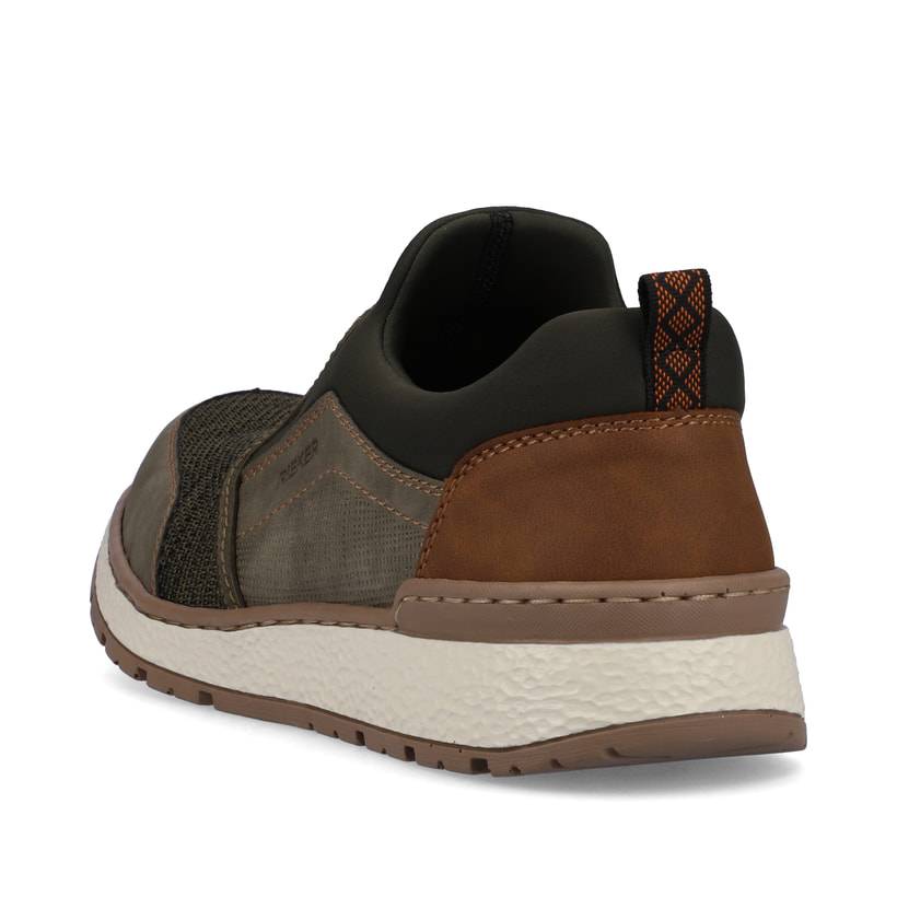 Rieker Artikelnummer B9051-54 Rieker Herren Slipper grüngrau Bestseller