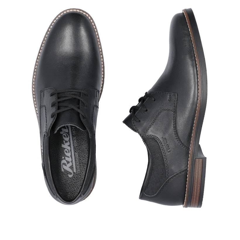 Rieker Artikelnummer 13510-00 Rieker Herren Schnürschuhe nachtschwarz Räumungsverkauf