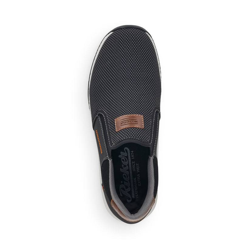 Rieker Artikelnummer B3450-00 Rieker Herren Slipper asphaltschwarz Tägliche Deals