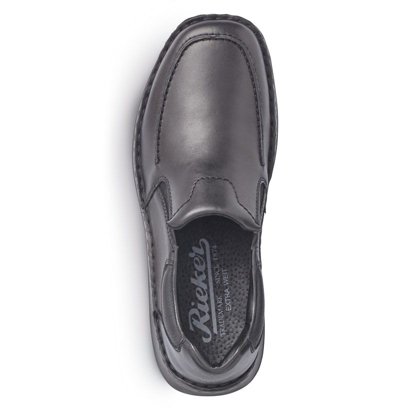 Rieker Artikelnummer 03064-01 Rieker Herren Slipper asphaltschwarz Sonderangebote