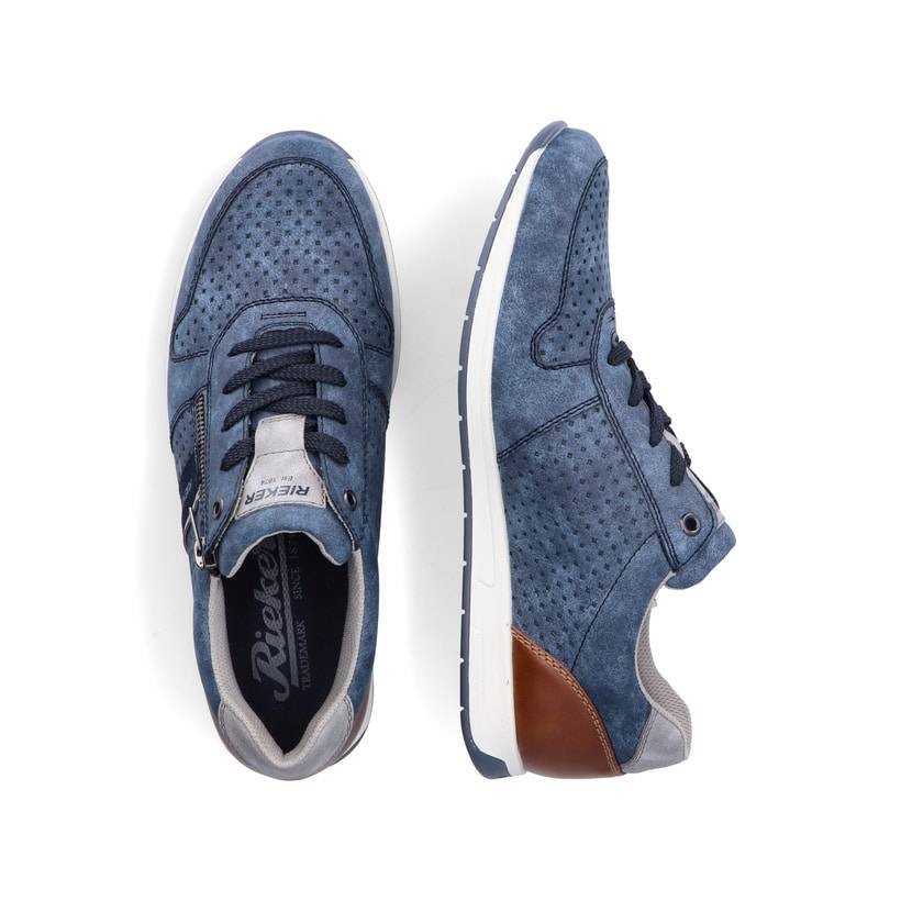 Rieker Artikelnummer 11926-14 Rieker Herren Schnürschuhe himmelblau Riesige Ersparnisse