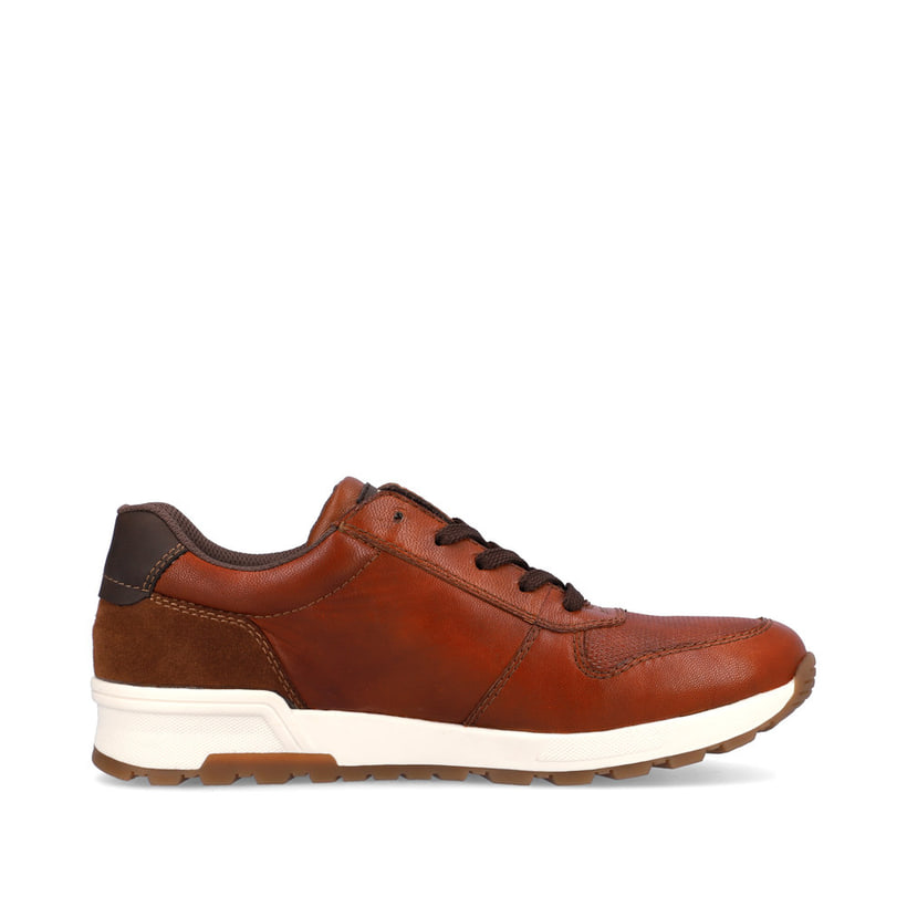 Rieker Artikelnummer 15105-22 Rieker Herren Schnürschuhe karamellbraun-feuerrot VIP-Rabatte