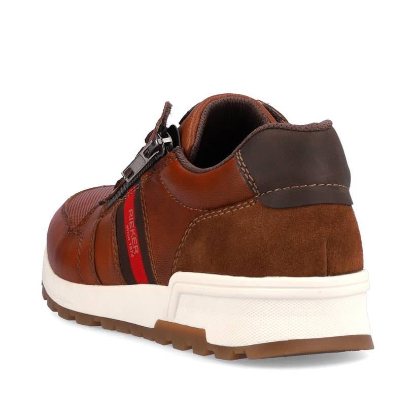 Rieker Artikelnummer 15105-22 Rieker Herren Schnürschuhe karamellbraun-feuerrot VIP-Rabatte