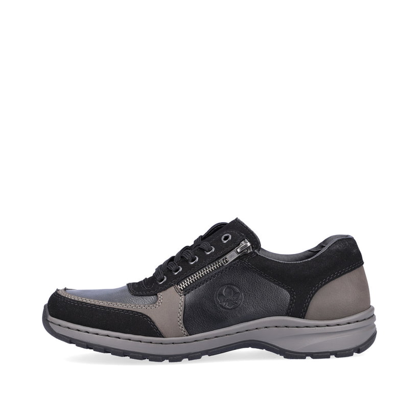 Rieker Artikelnummer 03322-00 Rieker Herren Schnürschuhe asphaltschwarz
