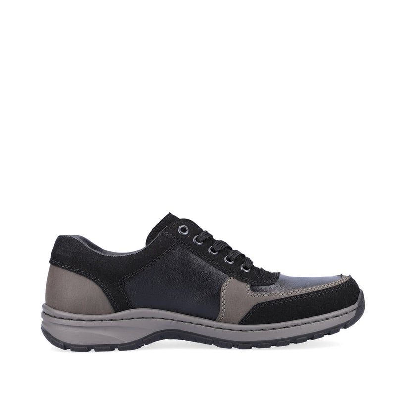 Rieker Artikelnummer 03322-00 Rieker Herren Schnürschuhe asphaltschwarz Neueste Stile