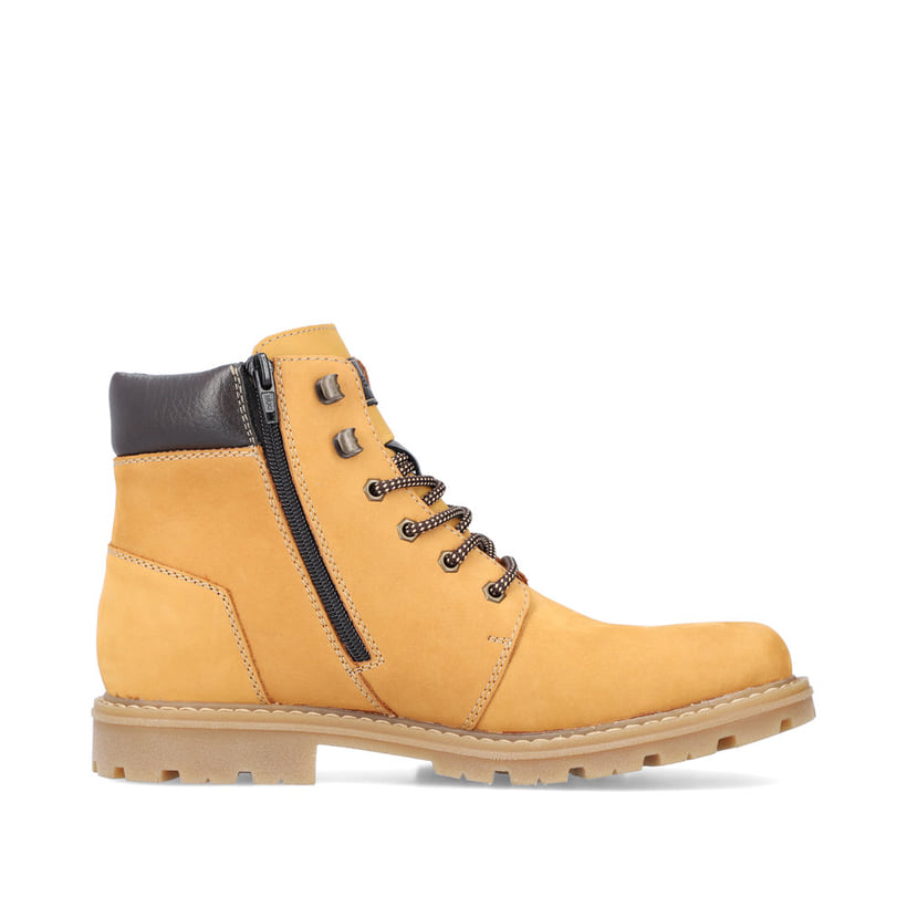 Rieker Artikelnummer 37740-68 Rieker Herren Schnürstiefel goldgelb Letzte 2 Tage