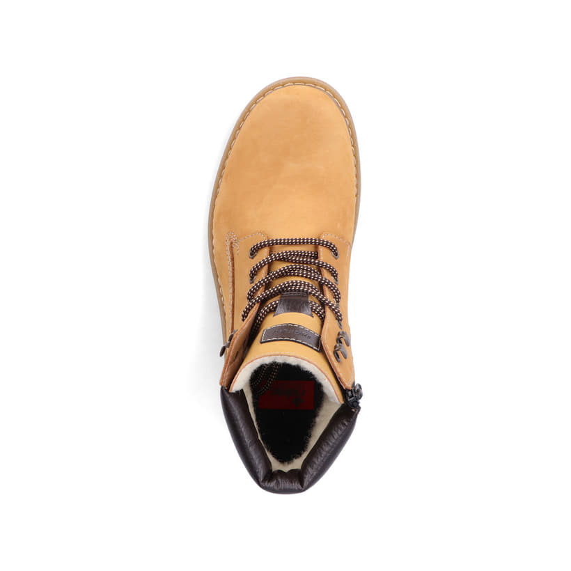 Rieker Artikelnummer 37740-68 Rieker Herren Schnürstiefel goldgelb Letzte 2 Tage