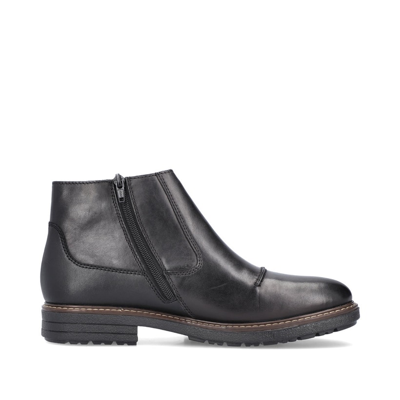 Rieker Artikelnummer 33150-00 Rieker Herren Kurzstiefel glanzschwarz Letzter Tag
