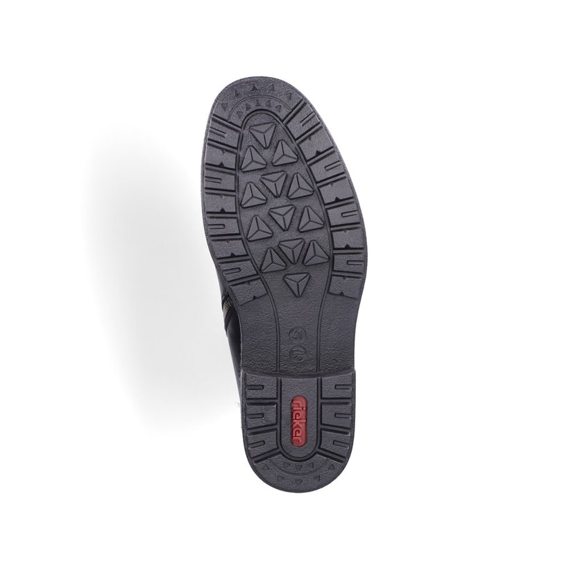Rieker Artikelnummer 33150-00 Rieker Herren Kurzstiefel glanzschwarz Letzter Tag