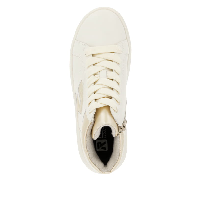 Rieker Artikelnummer W1270-60 Rieker Damen Sneaker High vanilleweiß Bis zu 50% Rabatt
