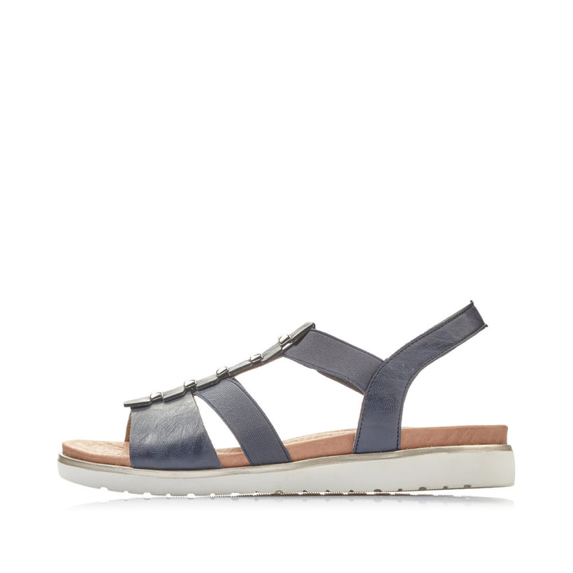 Rieker Artikelnummer V5051-14 Rieker Damen Riemchensandalen marineblau