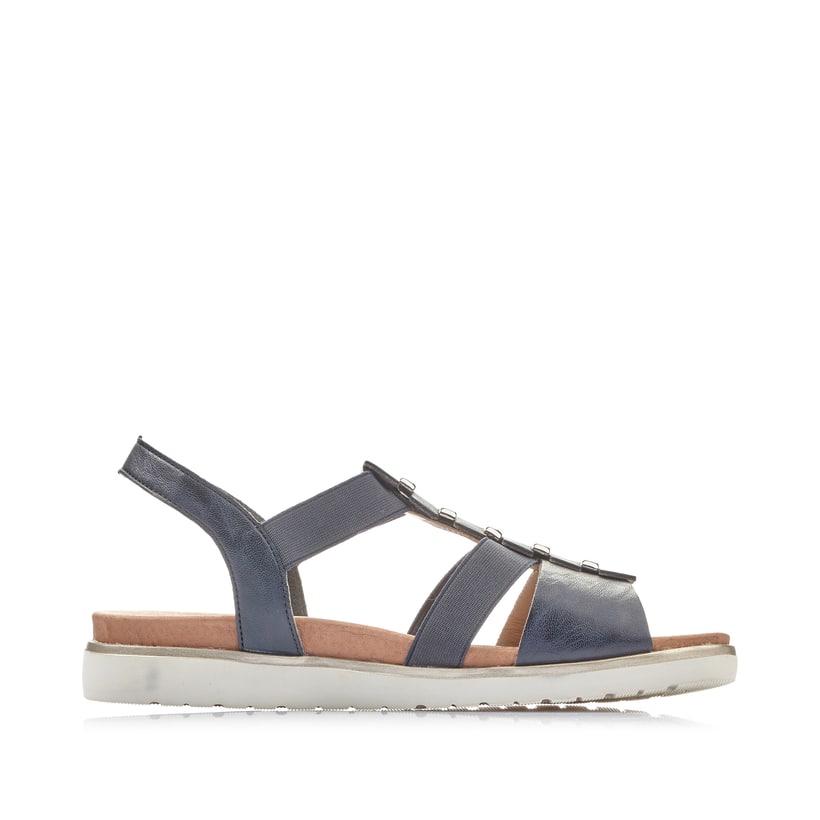 Rieker Artikelnummer V5051-14 Rieker Damen Riemchensandalen marineblau Super Rabatt