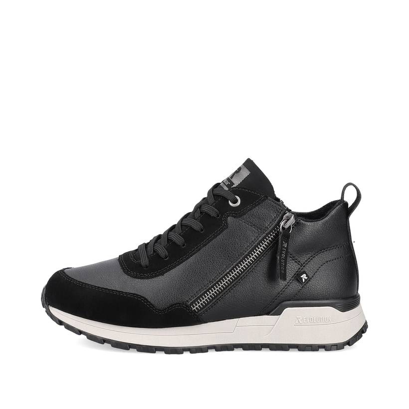 Rieker Artikelnummer W0661-00 Rieker Damen Sneaker High steel black Riesige Rabatte