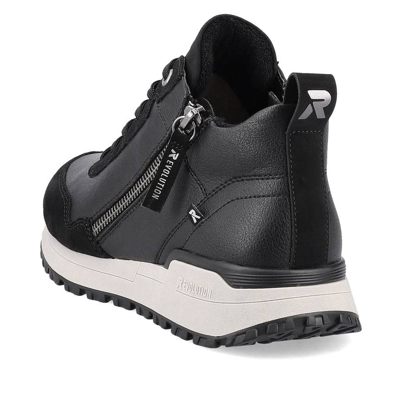 Rieker Artikelnummer W0661-00 Rieker Damen Sneaker High steel black Riesige Rabatte
